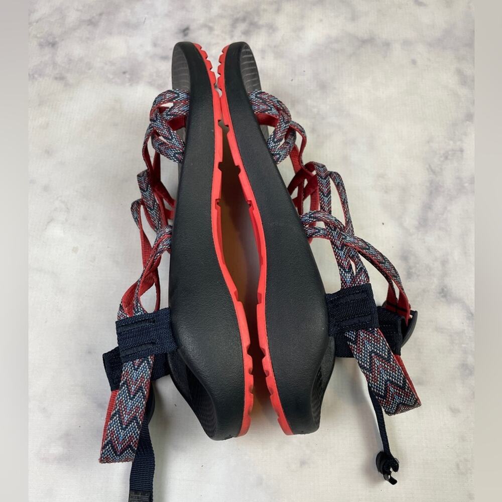 Chaco ZX/2 Motif Eclipse Strappy Toe Loop Sport Trail Sandals Sz 10 - Picture 5 of 8